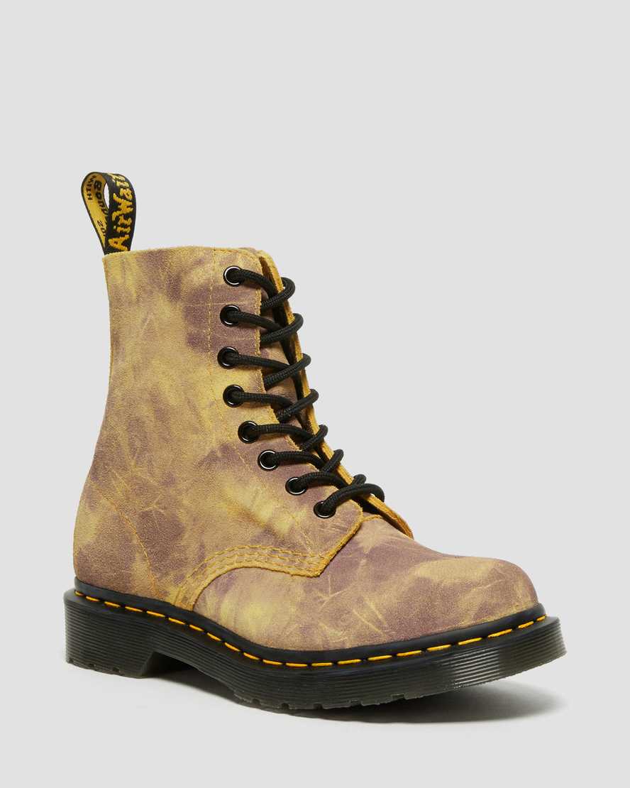1460 PASCAL TIE DYE LEATHER LACE UP BOOTS