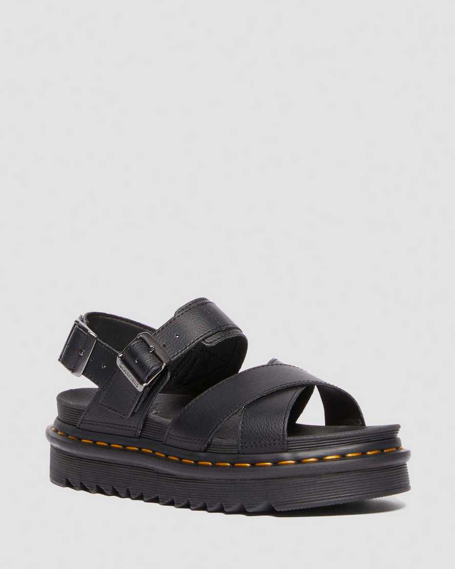 VOSS II Athena Leather Strap Sandals