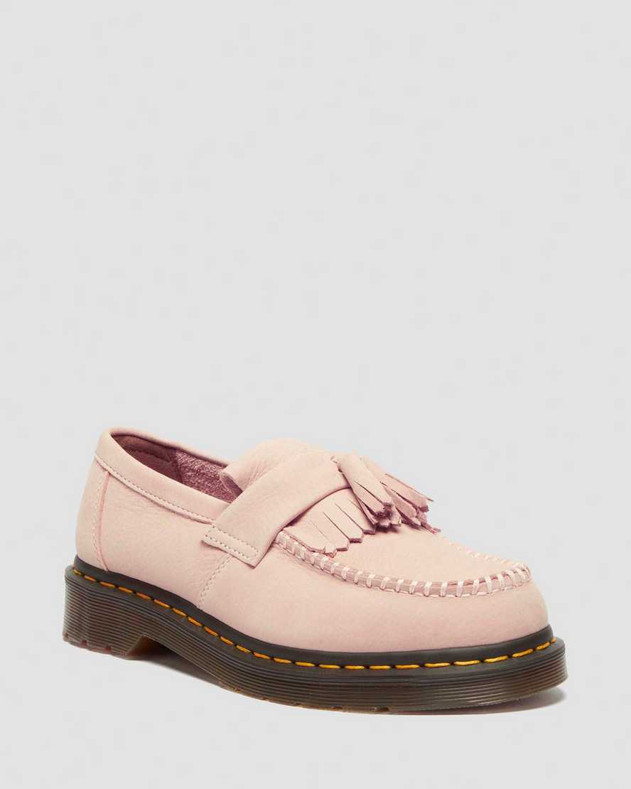 ADRIAN Nubuck Leather Tassle Loafers