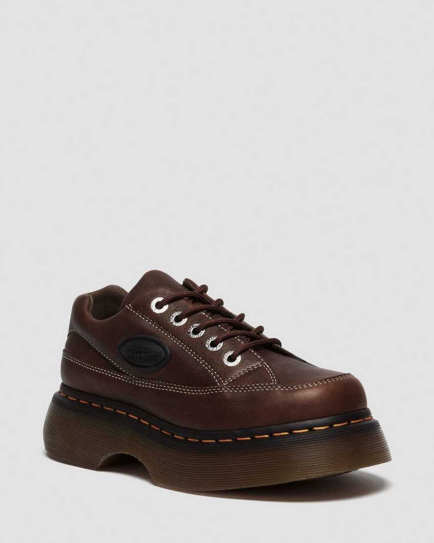 BUZZ 5-Eye Grizzly Leather Shoes