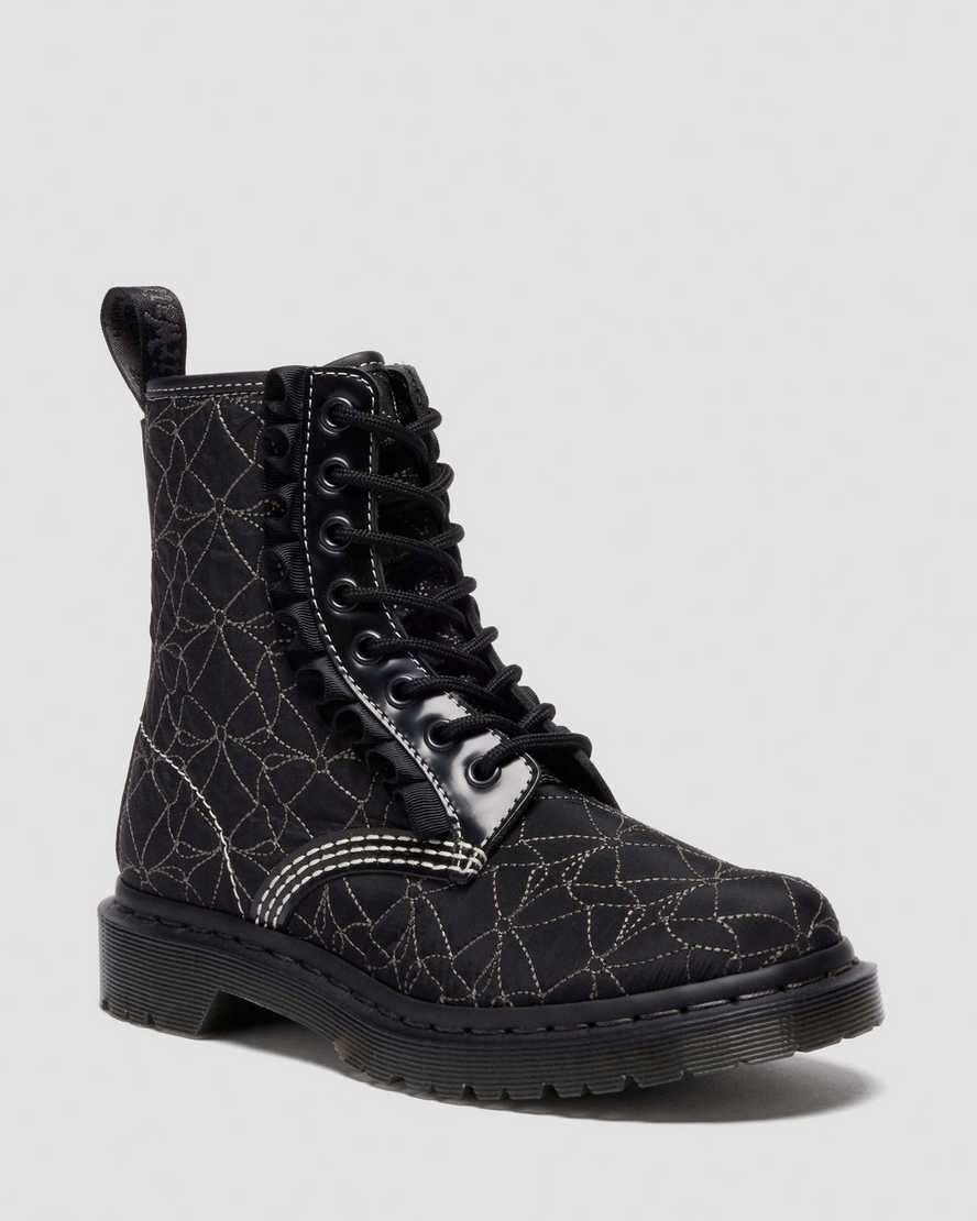 1460 FRILL Leather Lace Up Boots