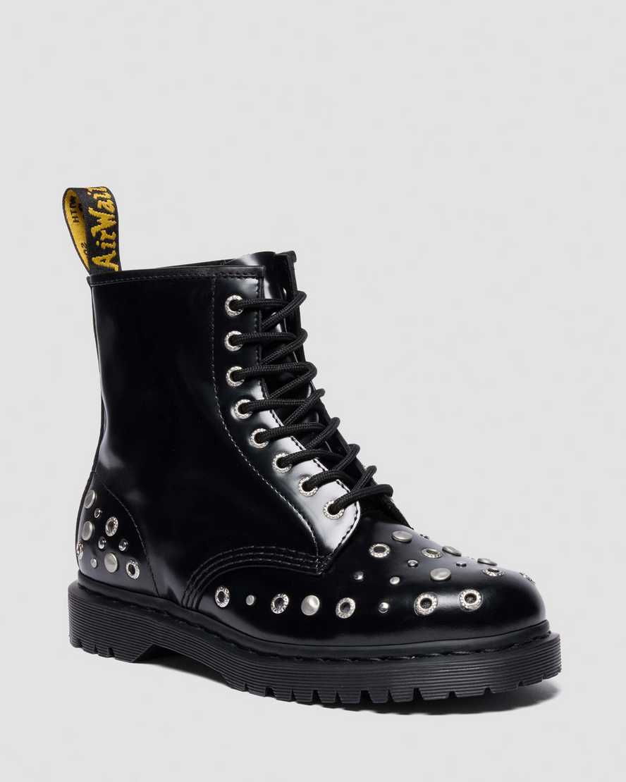 1460 Studded Buttero Leather Boots