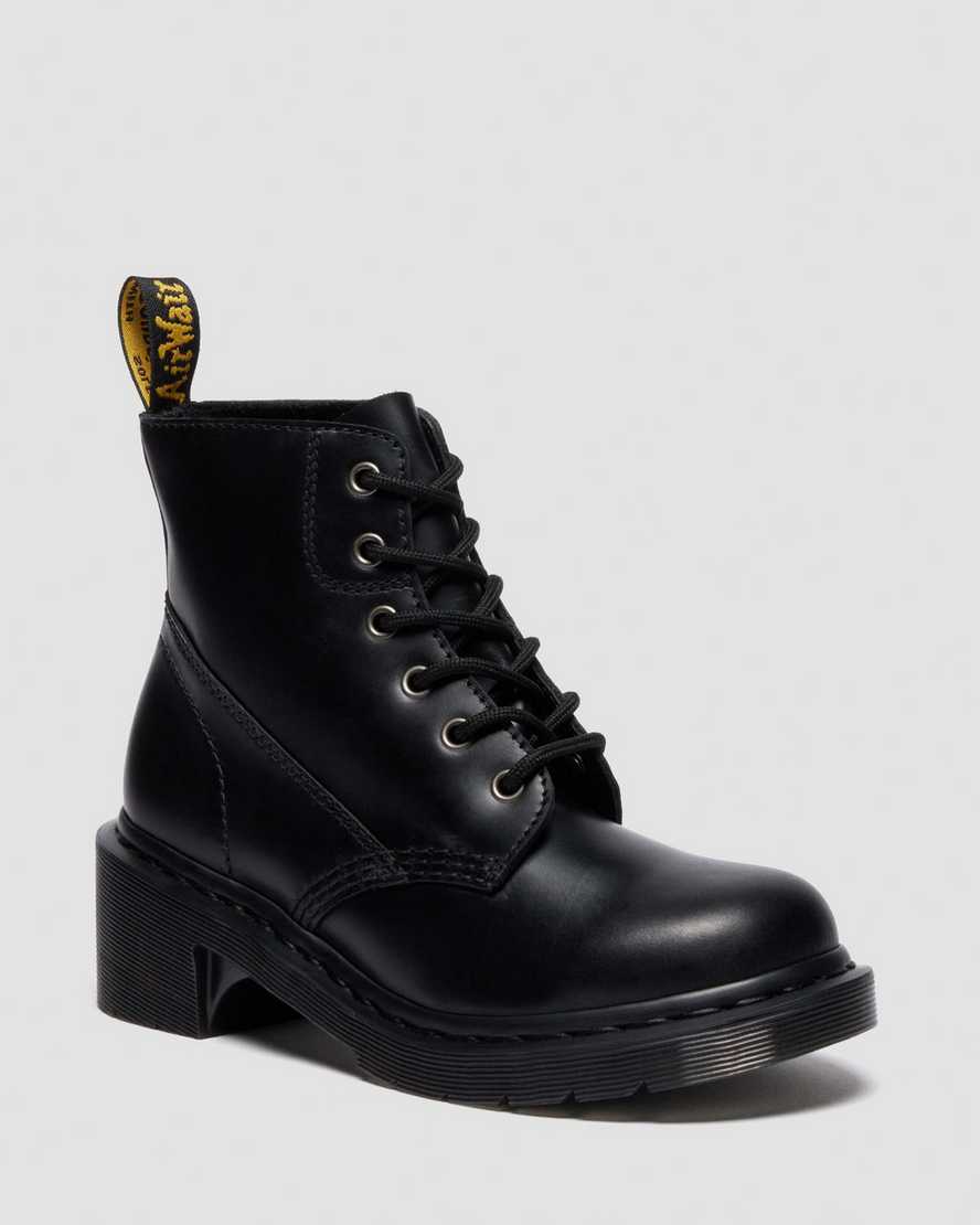 ALDERSTONE Orleans Leather Lace Up Ankle Boots